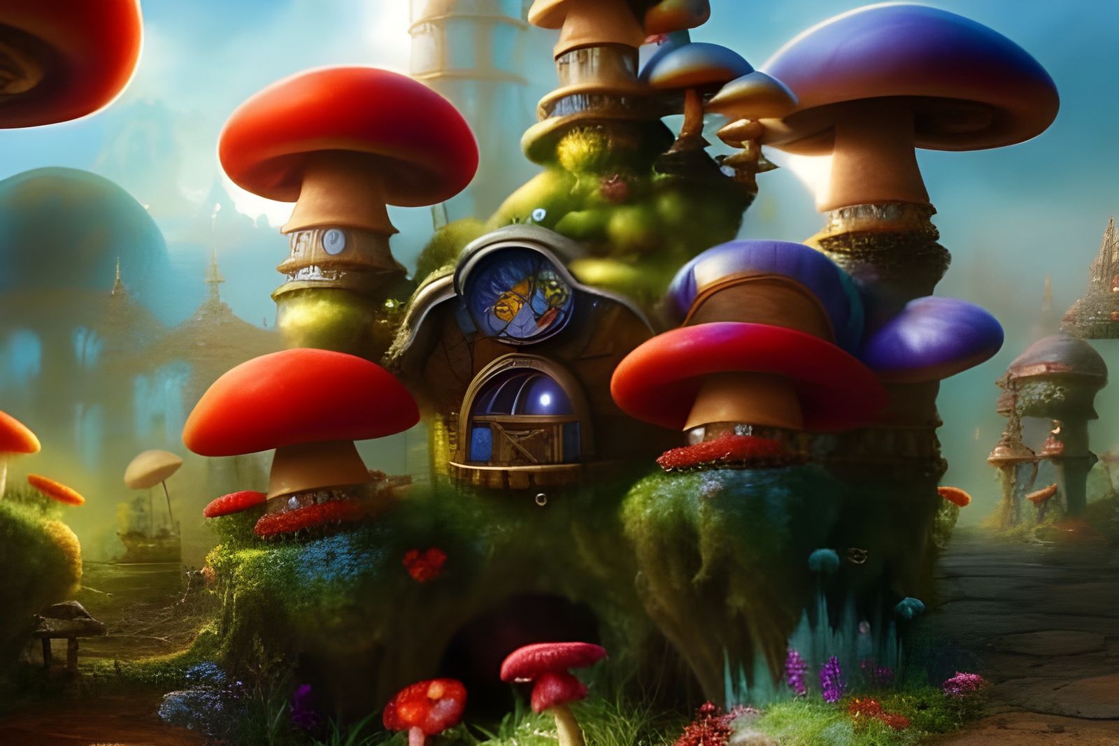 Colormix Village Detail (The Mushroom Outtakes #7)