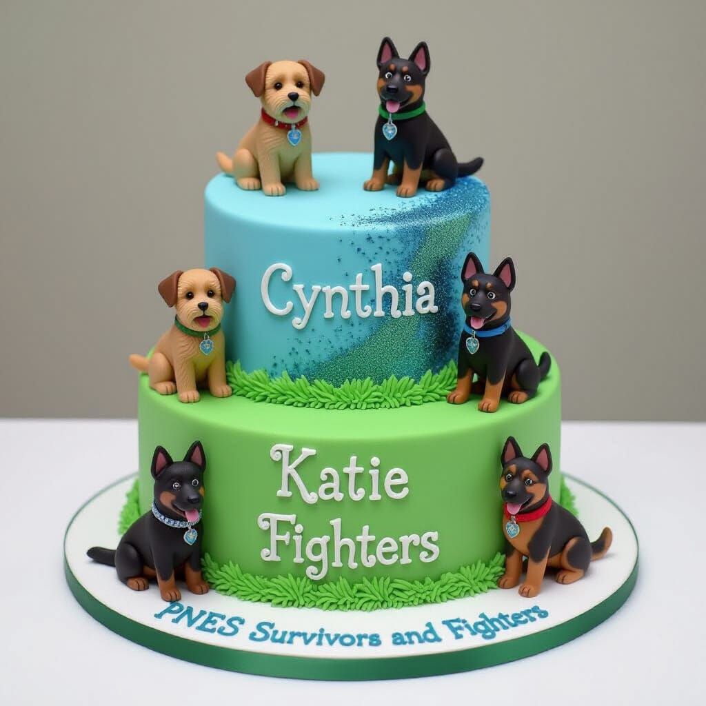 Elaborate 8 Tier Fondant Cake for PNES Survivors