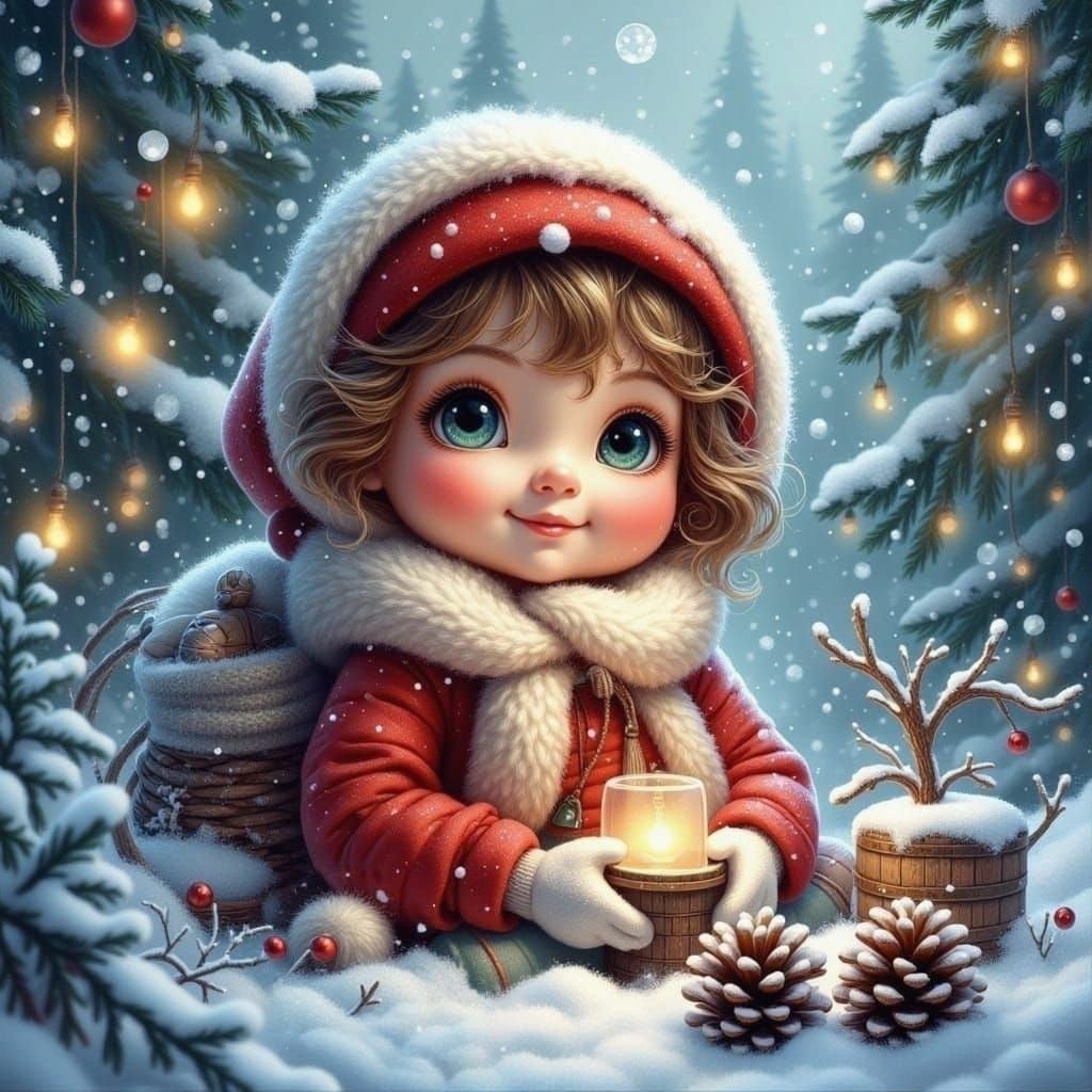 Cute Christmas Scene