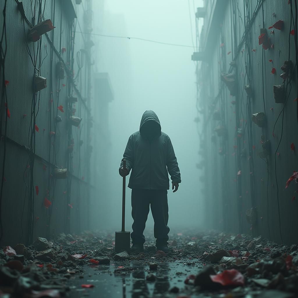 Figure in Digital Chaos with Sledgehammer