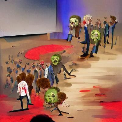 Zombies Attend a Ted Talk: An Unexpected Gathering
