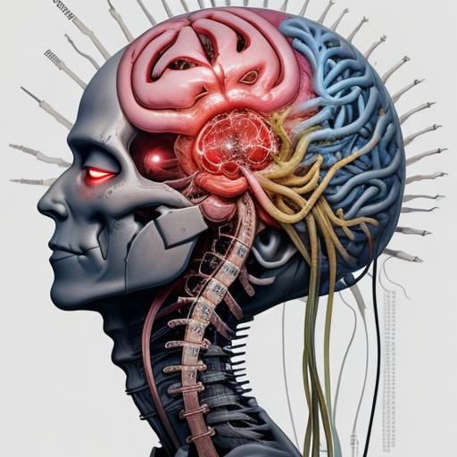 Living Brain Organ Transplant Donor Concept