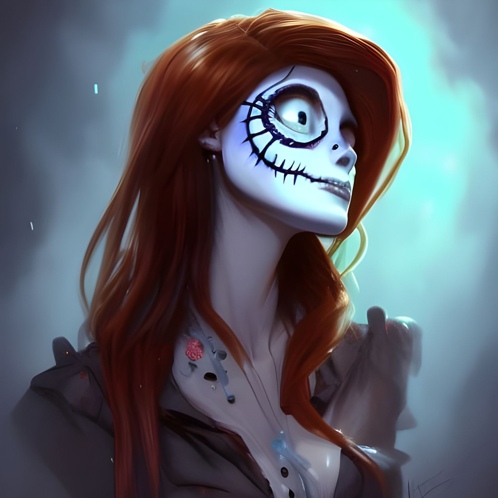 Sally from Nightmare Before Christmas: 8K Portrait