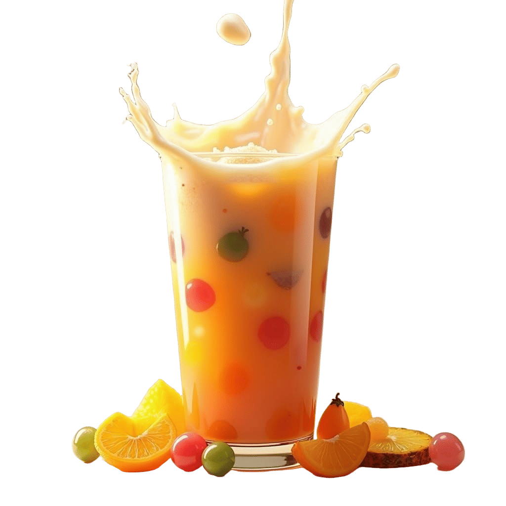 Malaysian Soya Fruit Cocktail Still Life, Matte Painting