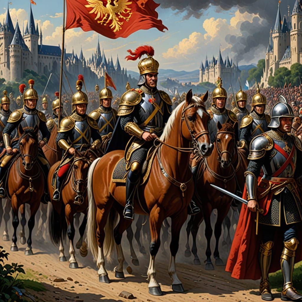 Surreal European Landscape with the Phoenix King's Tail