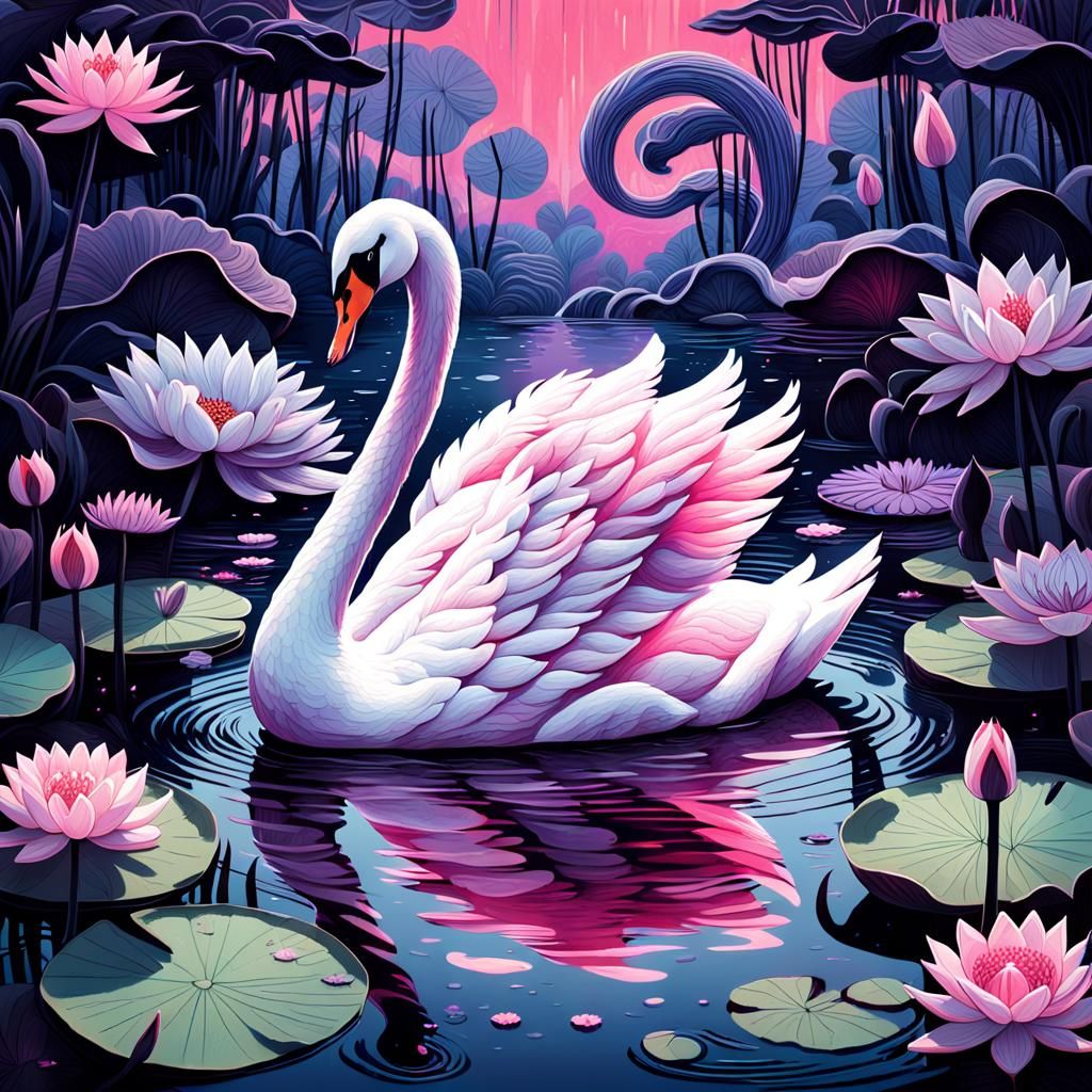 Pink Swan