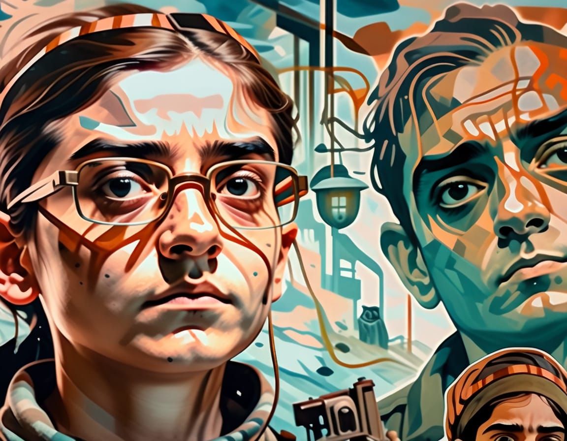 Man in Dramatic Light, Caspar David Friedrich Style