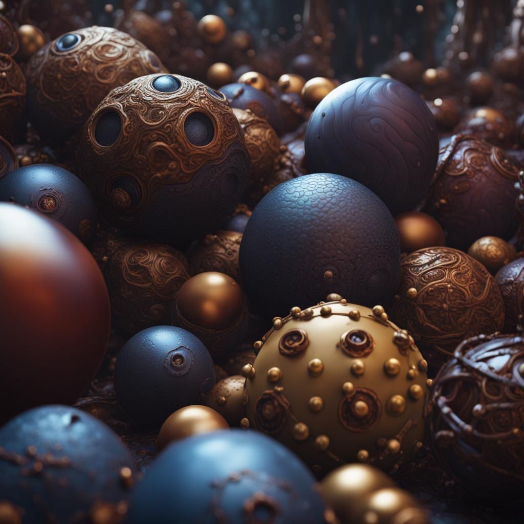 Fantastical Detailed Matte Painting in Deep Color