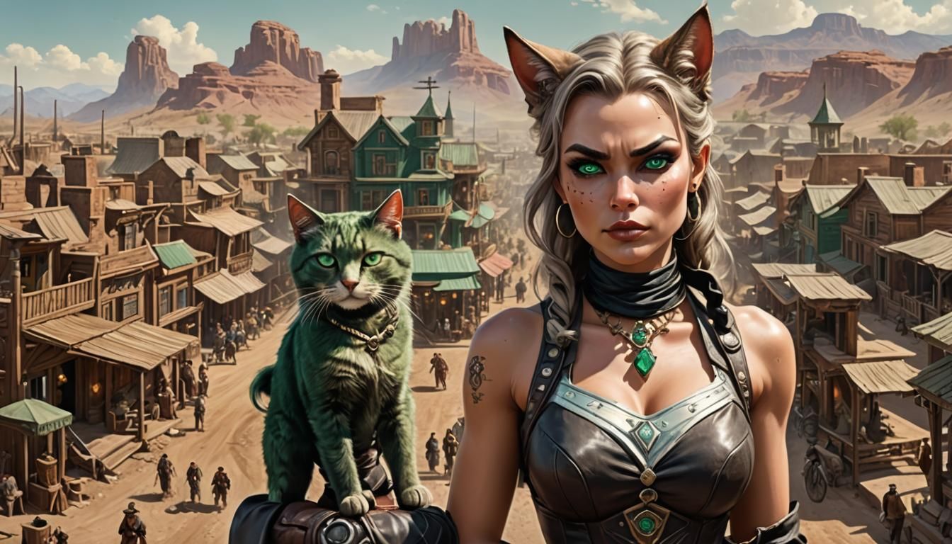 Dakota Cheyenne, The Catgirl Outlaw