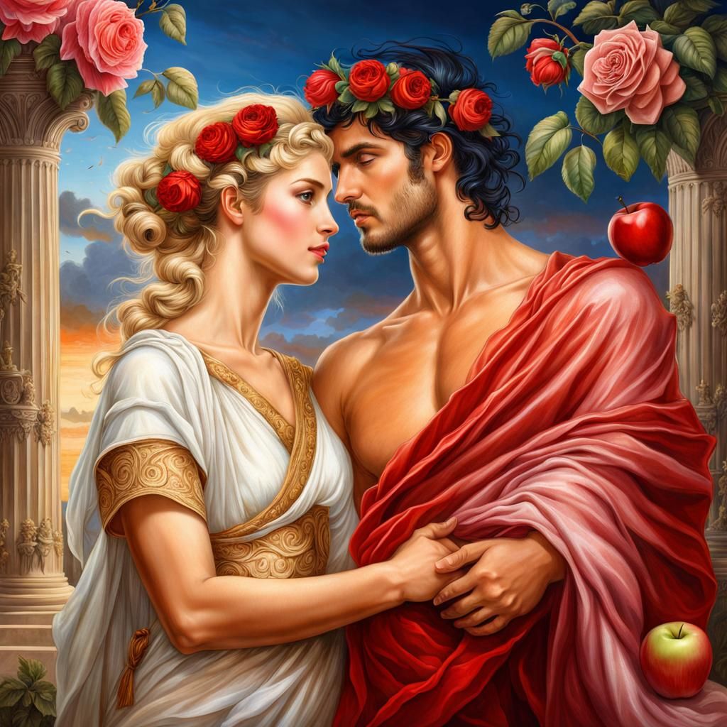 Eleni (Helen), Queen of Sparta and Paris, Prince of Troy - (Ελένη, Βασίλισσα της Σπάρτης και Πάρις, Πρίγκιπας της Τροίας...