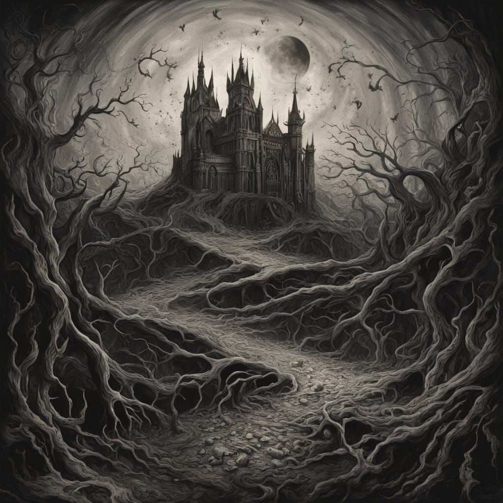 Surreal Flensing in Stark Landscape