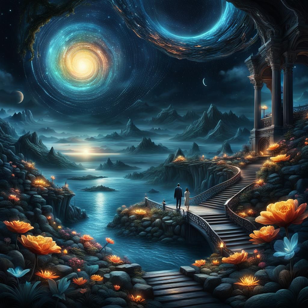 Cinematic Path to Healing: A Digital Matte Painting