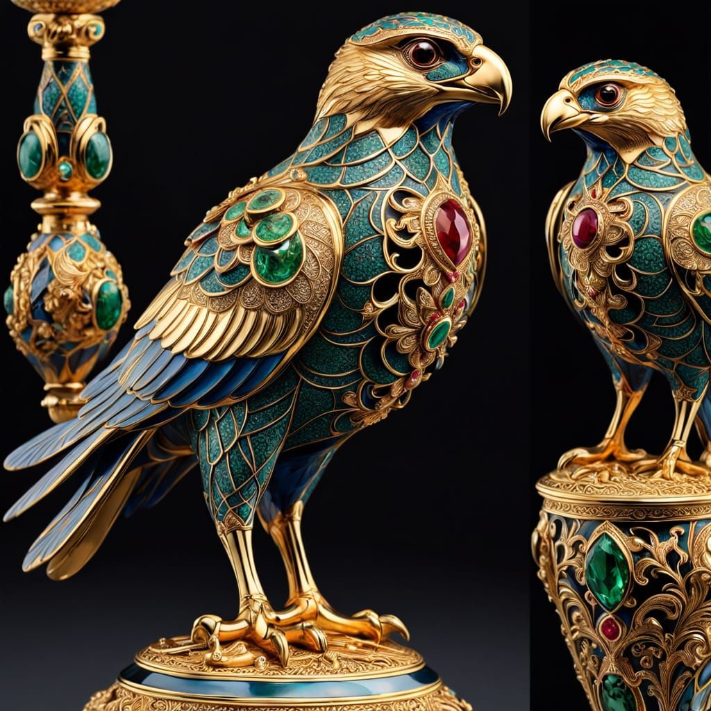 Baroque Gold Falcon Masterpiece