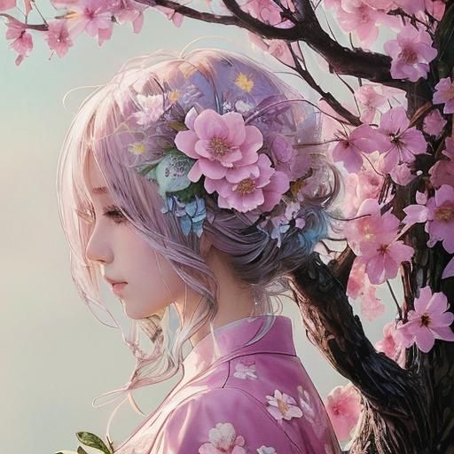 Sacred Garden: Botanical Bliss in Watercolor Style