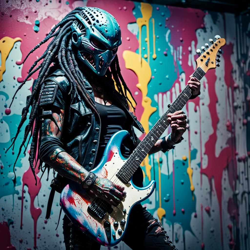 Punk Predator Rocks Out in Nightclub Scene