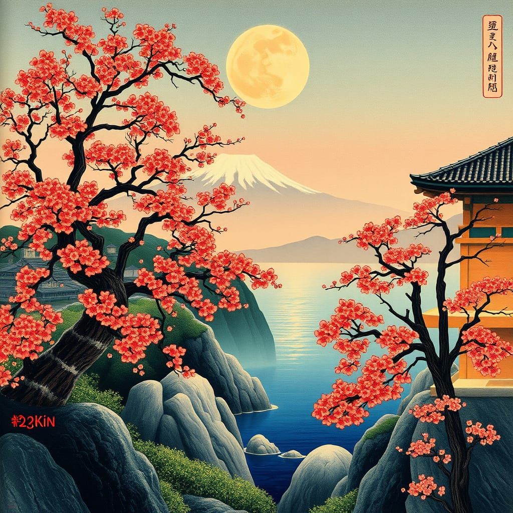 Japon Spring Morning in Soft Light