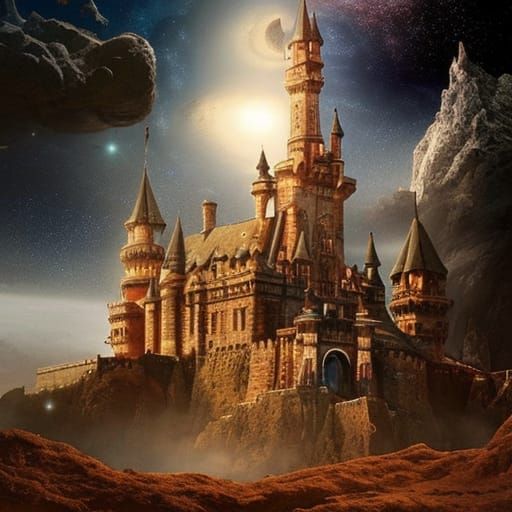 Castle in the Stars: Epic Digital Matte Painting