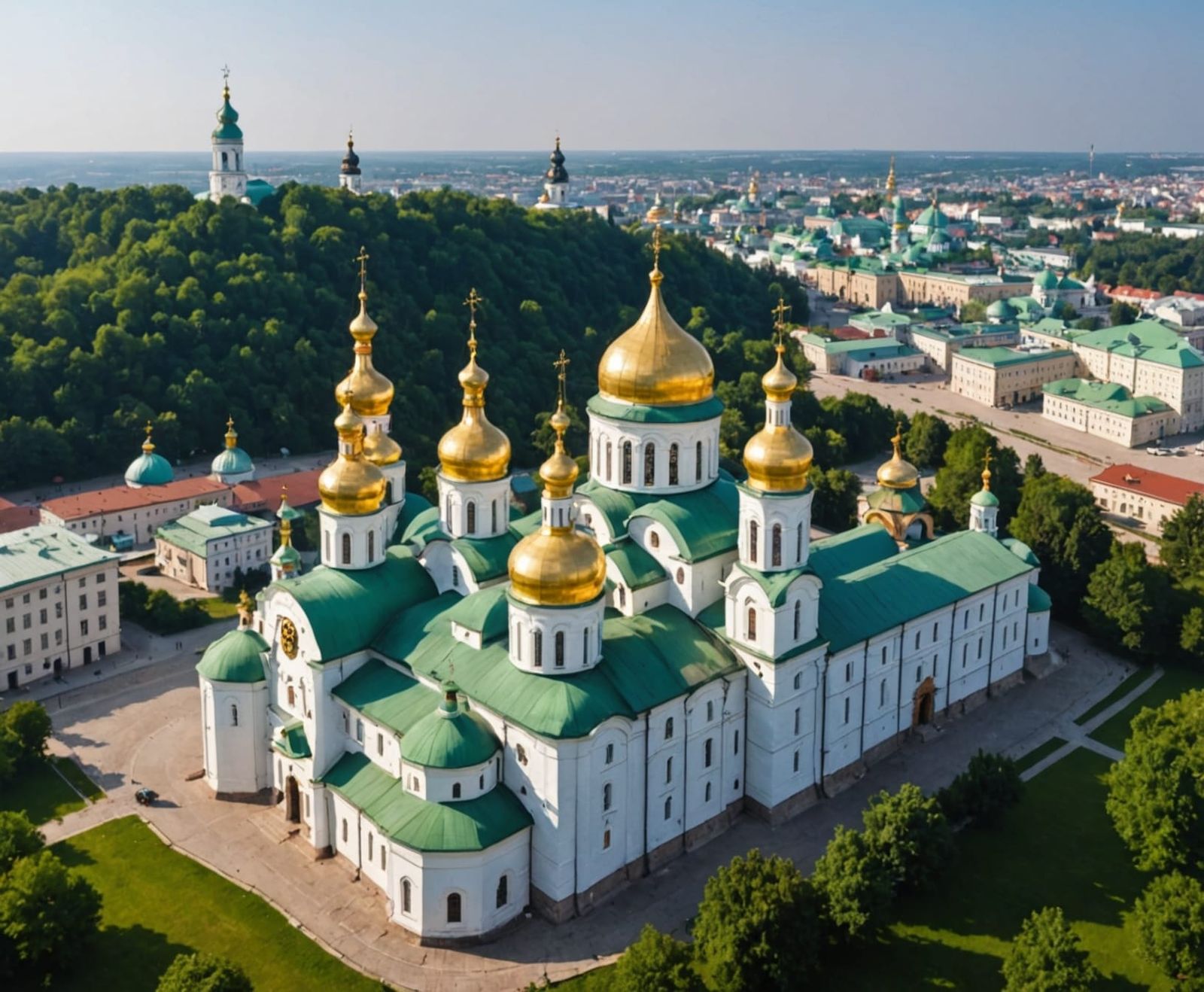 Historic Kyyevo-Pechers'ka Lavra Monastery in Ukraine