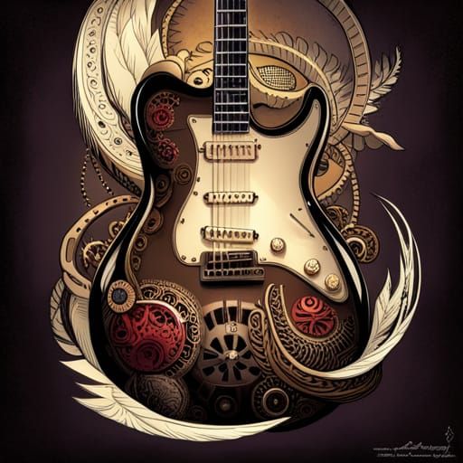 Steampunk Guitar