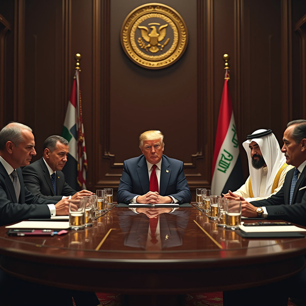 Donald Trump Meeting with World Leaders