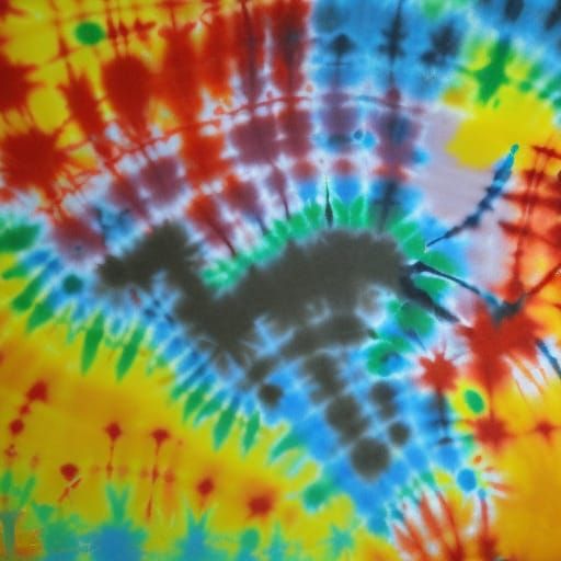 Colorful Smoke Tie Dye Graffiti Art in 4K
