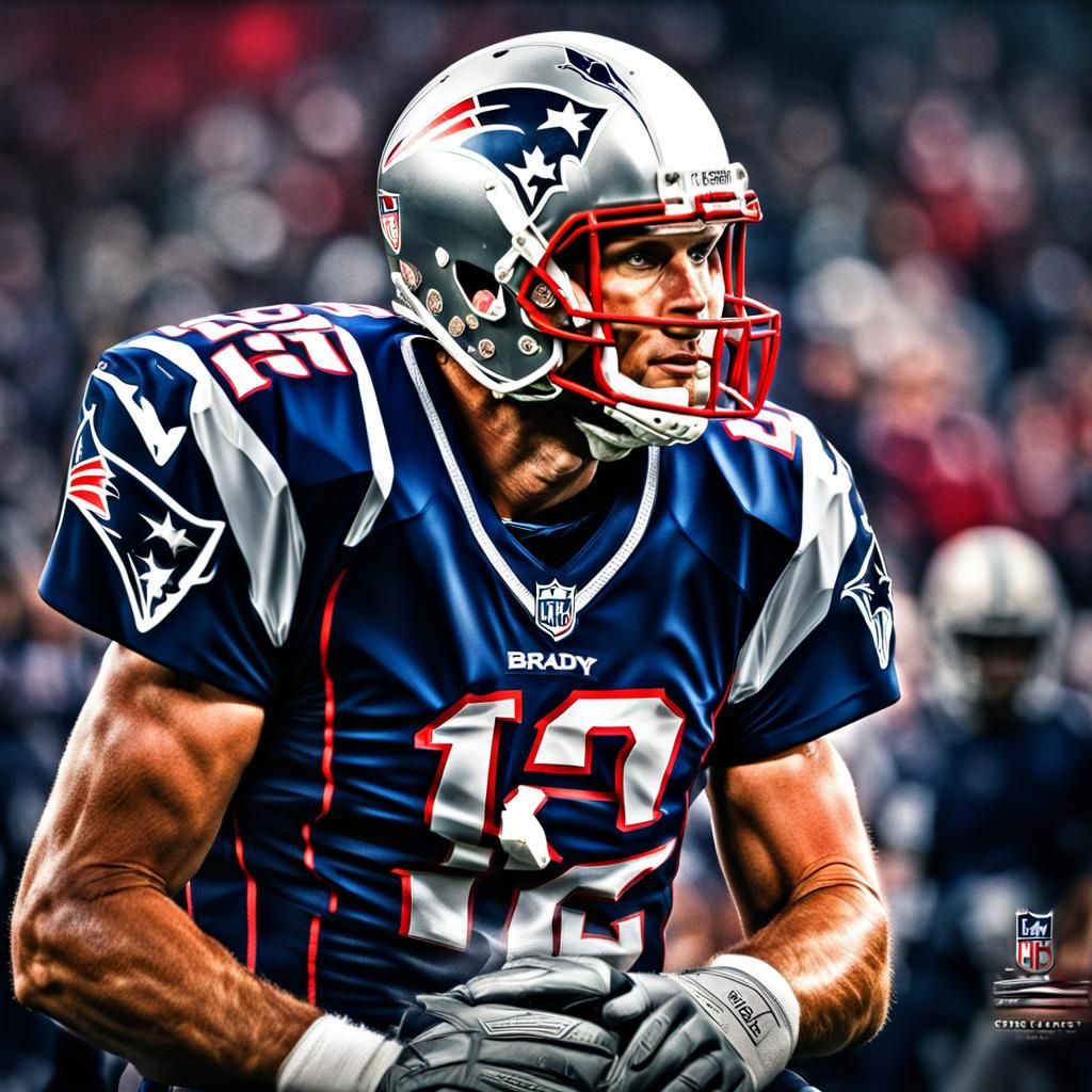 Hyperrealistic Portrait of Tom Brady in Prime