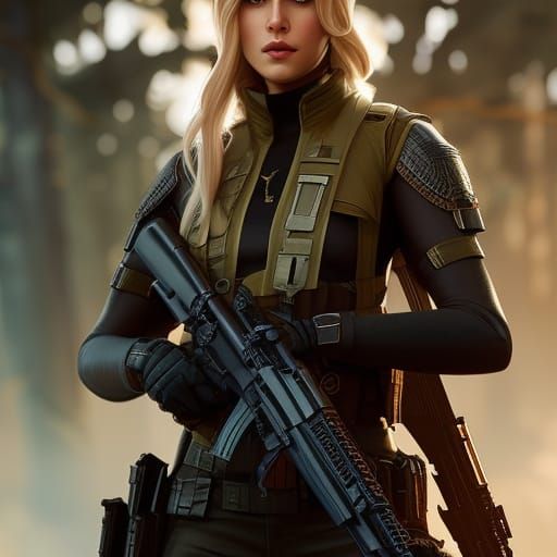 Yelena Belova as White Widow: Concept Art Portrait