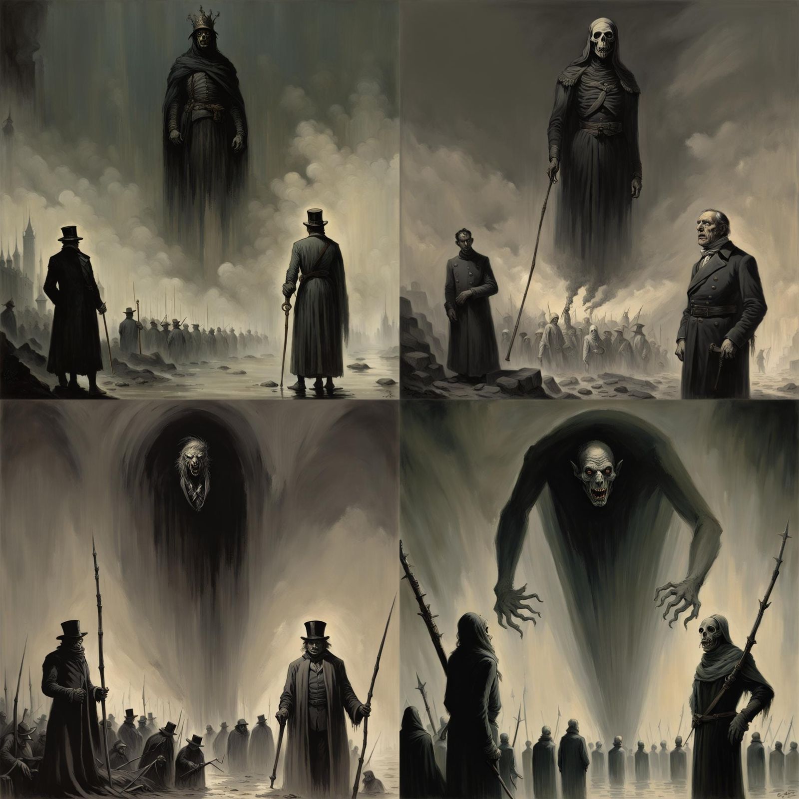 Horrific Reign of Terror in Doré Style