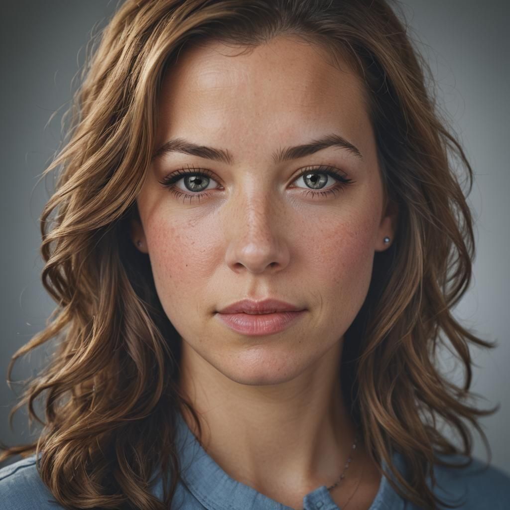 Professional Portrait Inspired by High-Resolution Photograph...