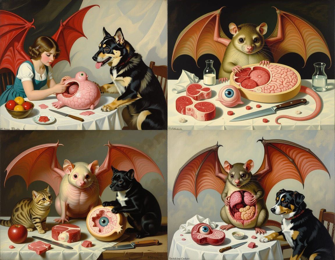 Horrific Surreal Anatomy: A Vivisection Masterpiece