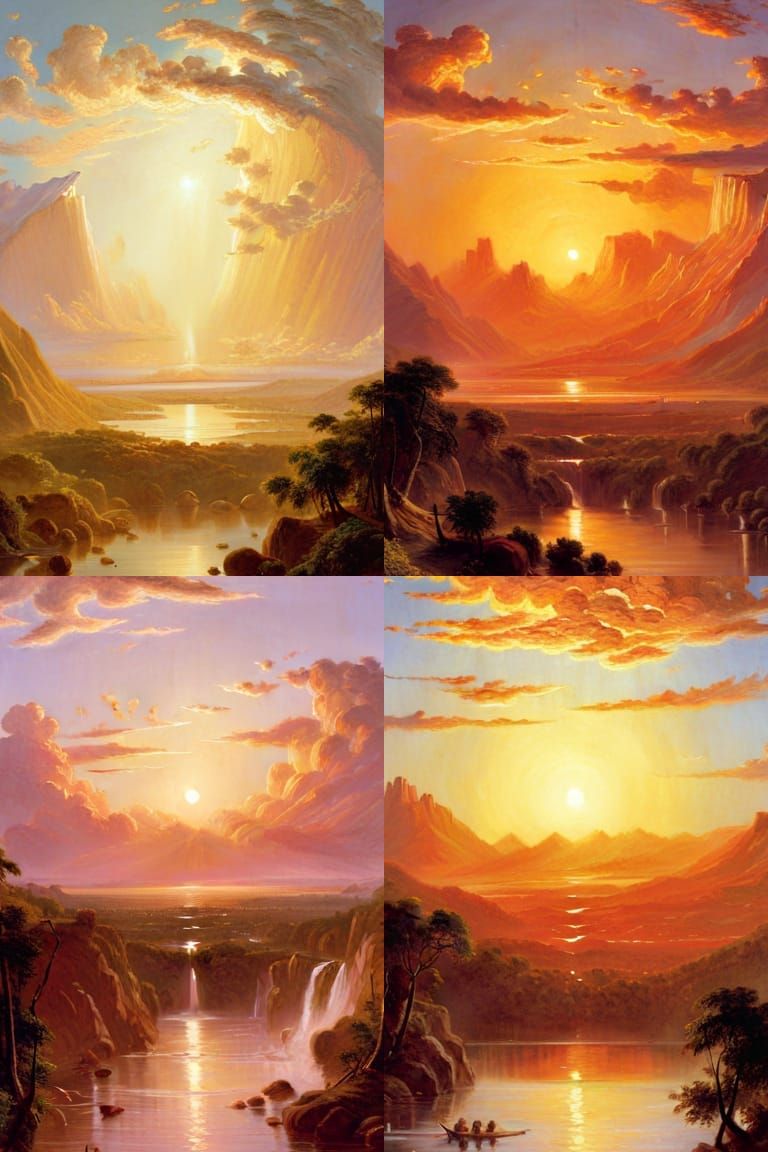 American Wilderness Landscape Painting