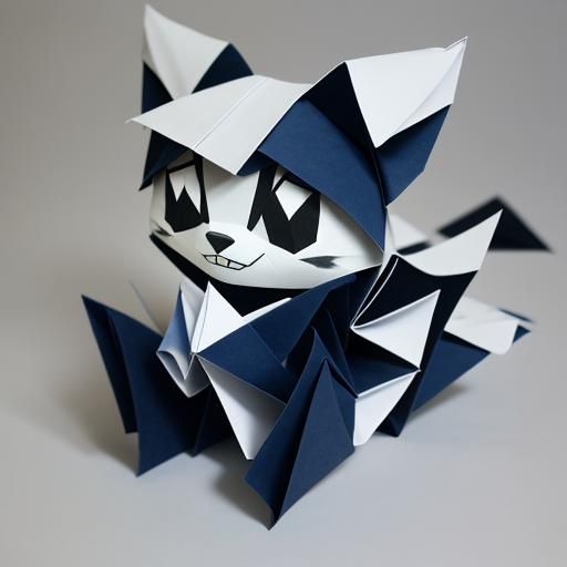 Origami Felix the Cat Papercraft