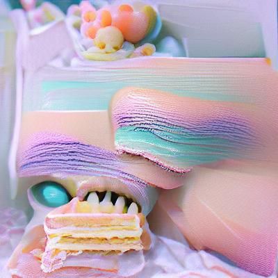 Surreal Dreamscape in Pastel Colors