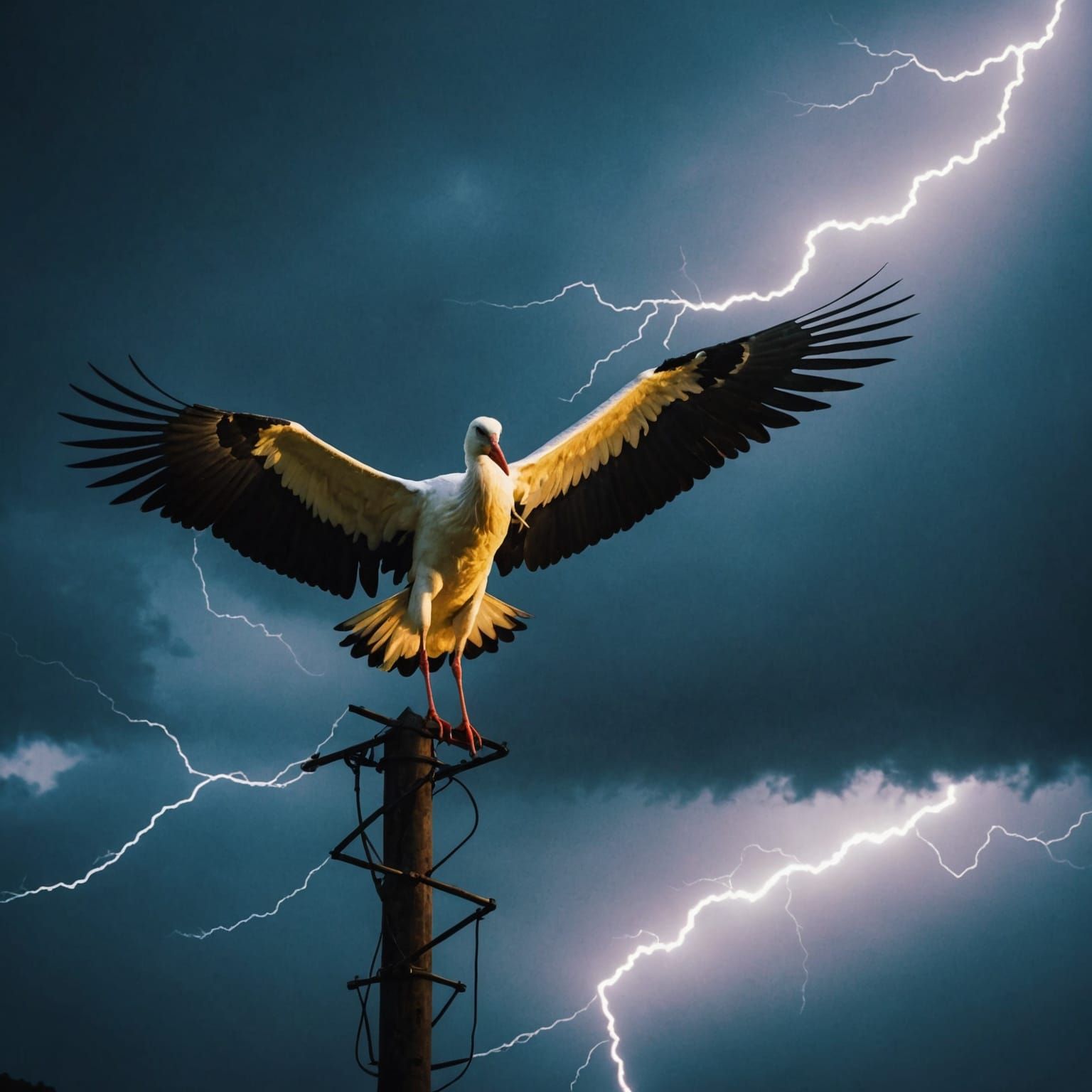 Cinematic Stork of Lightning: Infinite Power