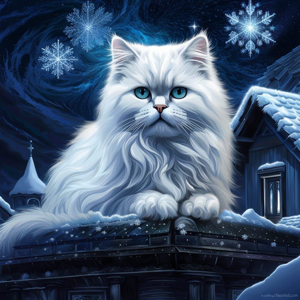 Persian cat...Cat's day 🤍💙😁