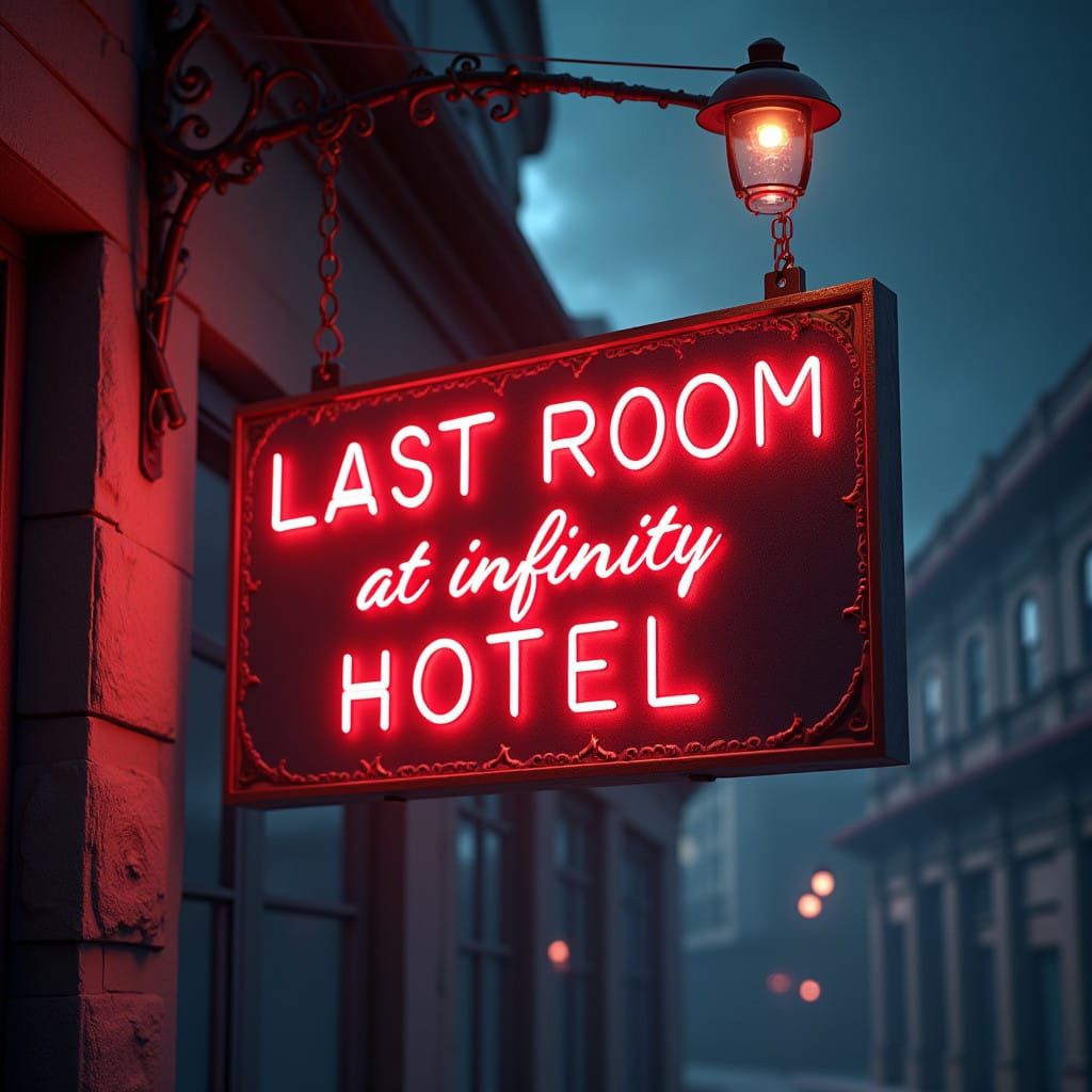 Vintage Neon Sign at Infinity Hotel