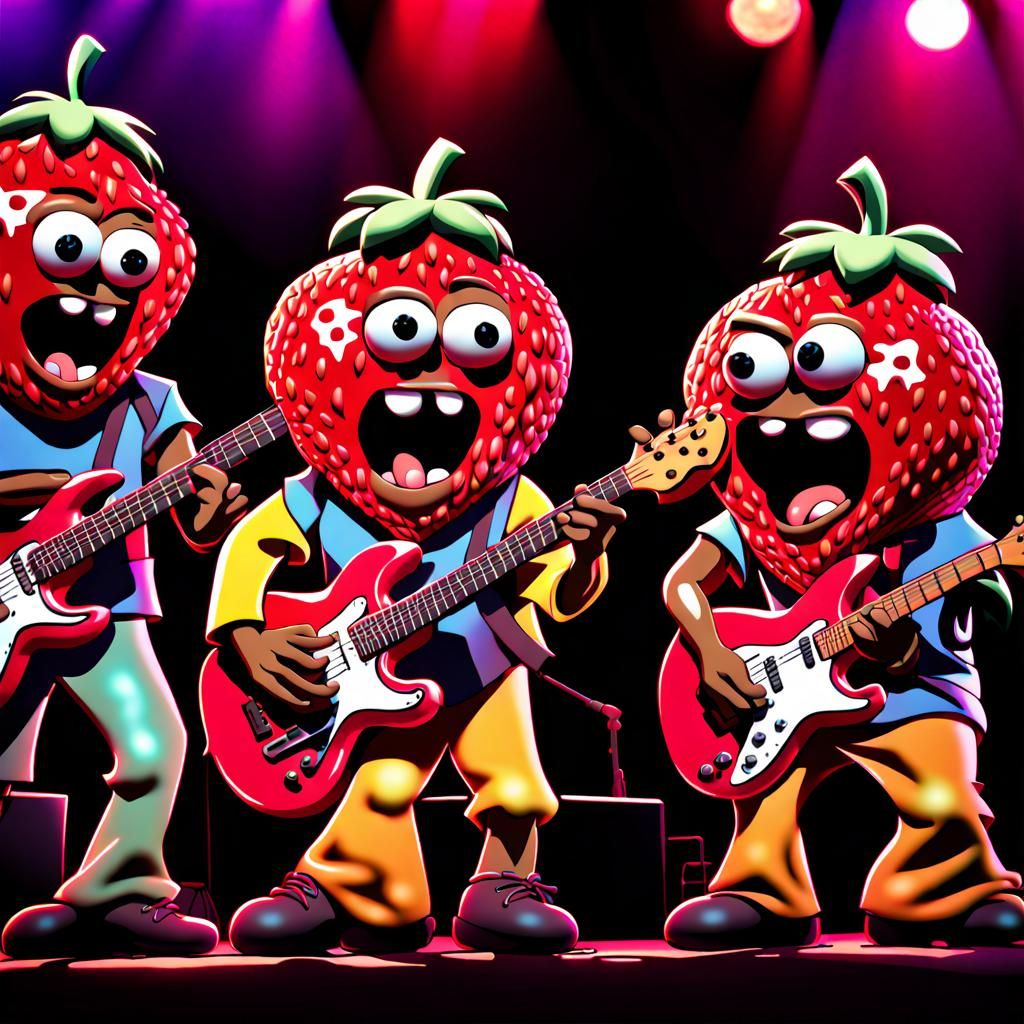 California Raisins and Strawberry Zombies Concert