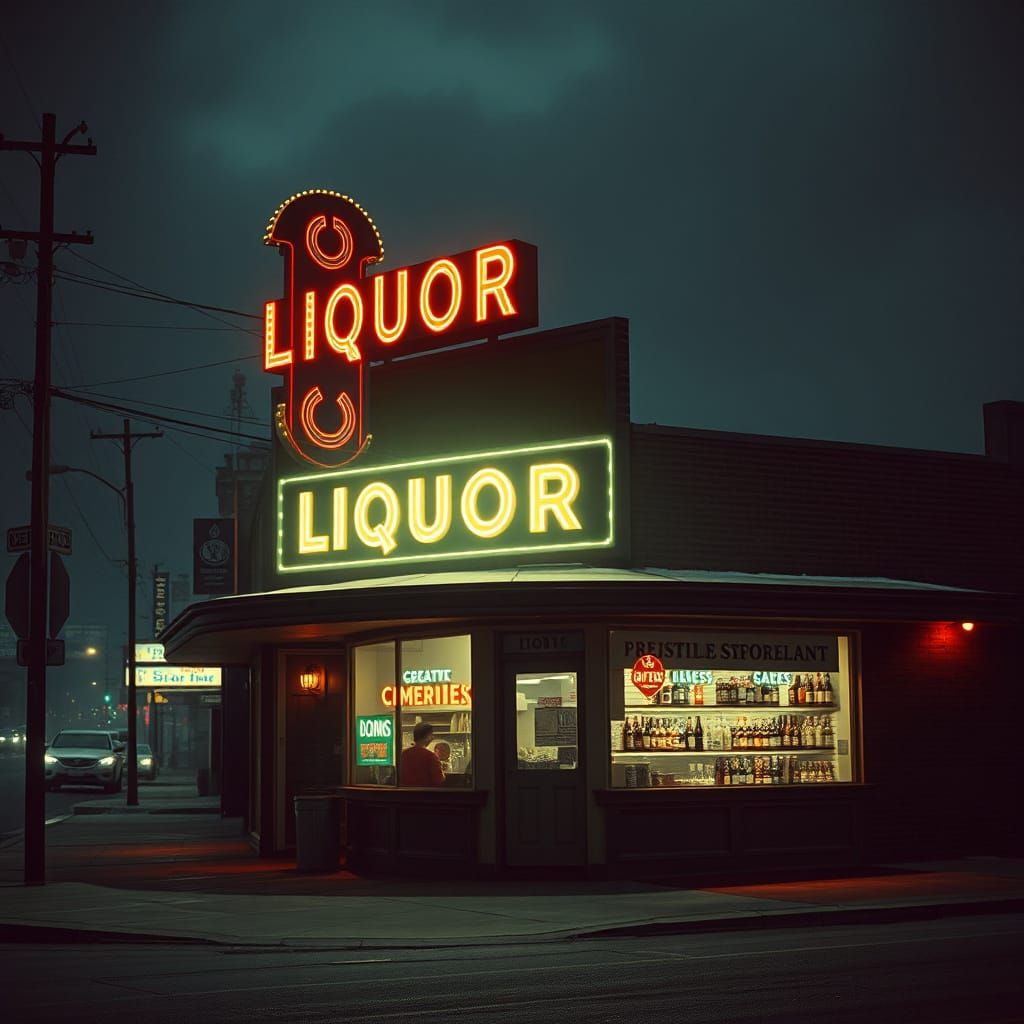 Epic Liquor Store Scene in South Omaha