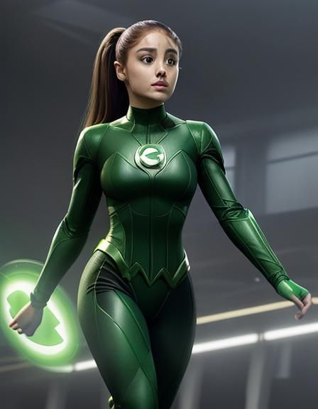 Ariana Grande as Green Lantern Jessica Cruz
