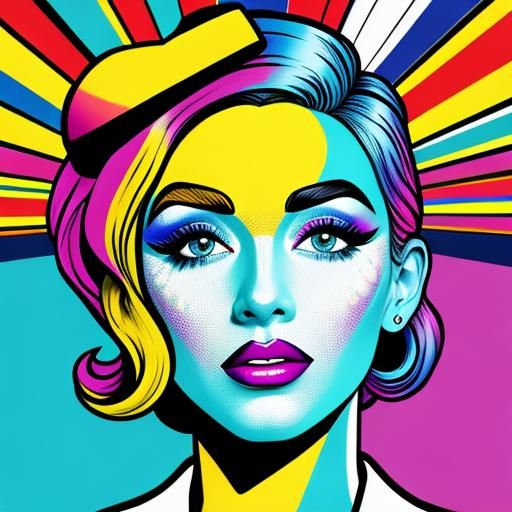 Vibrant Pop Art Composition