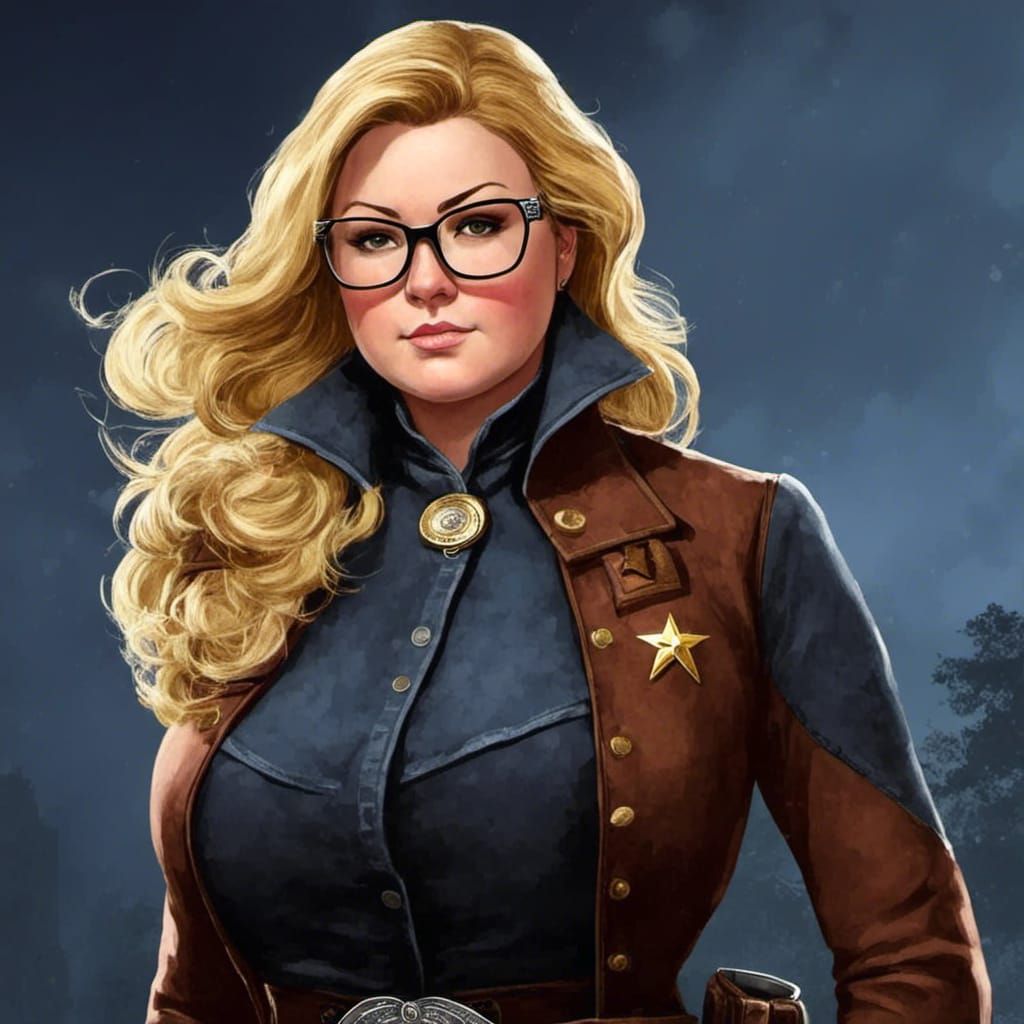 Star Trek Officer in Red Dead Redemption Style