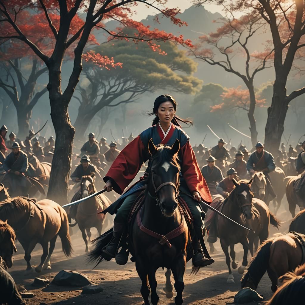Cinematic Mulan Film Still