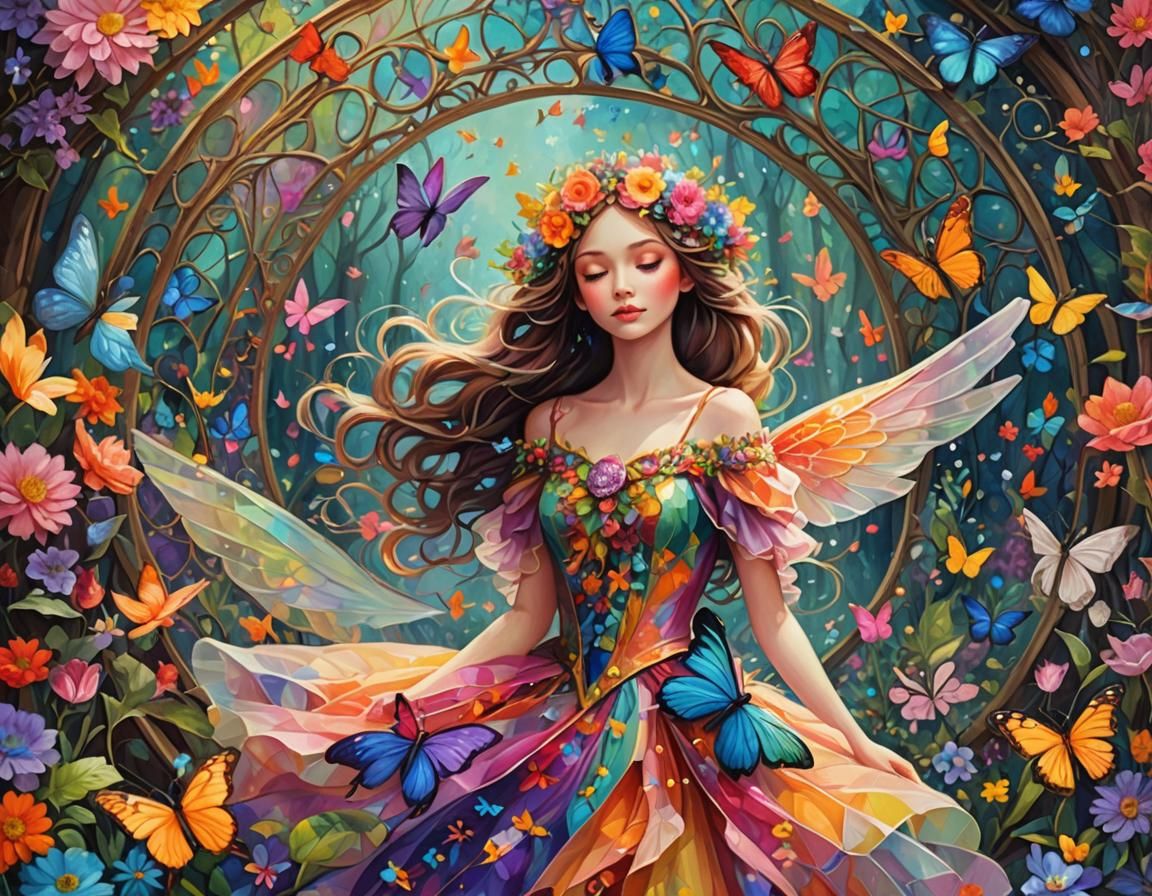 Enchanted Beauty: Dreams in a Kaleidoscope of Colors