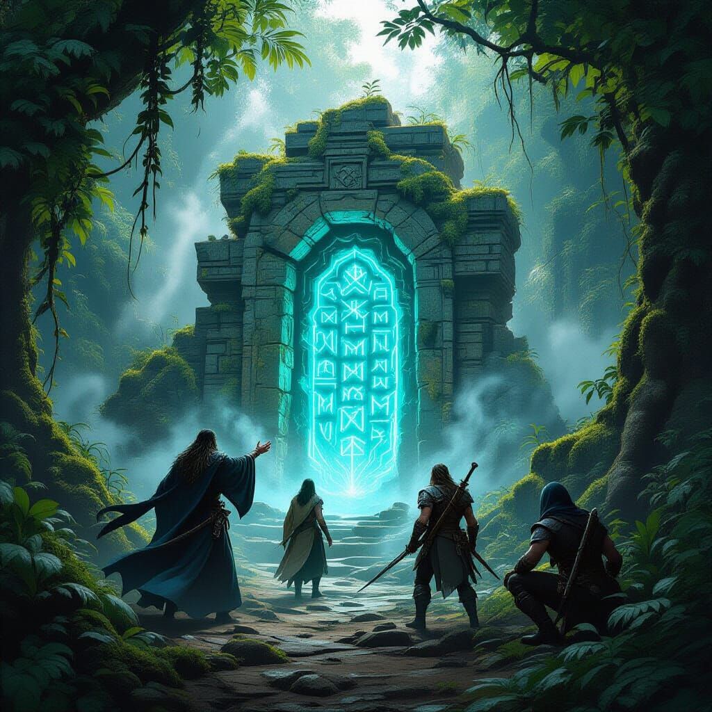 Mystical Jungle Portal Beckons Adventurers