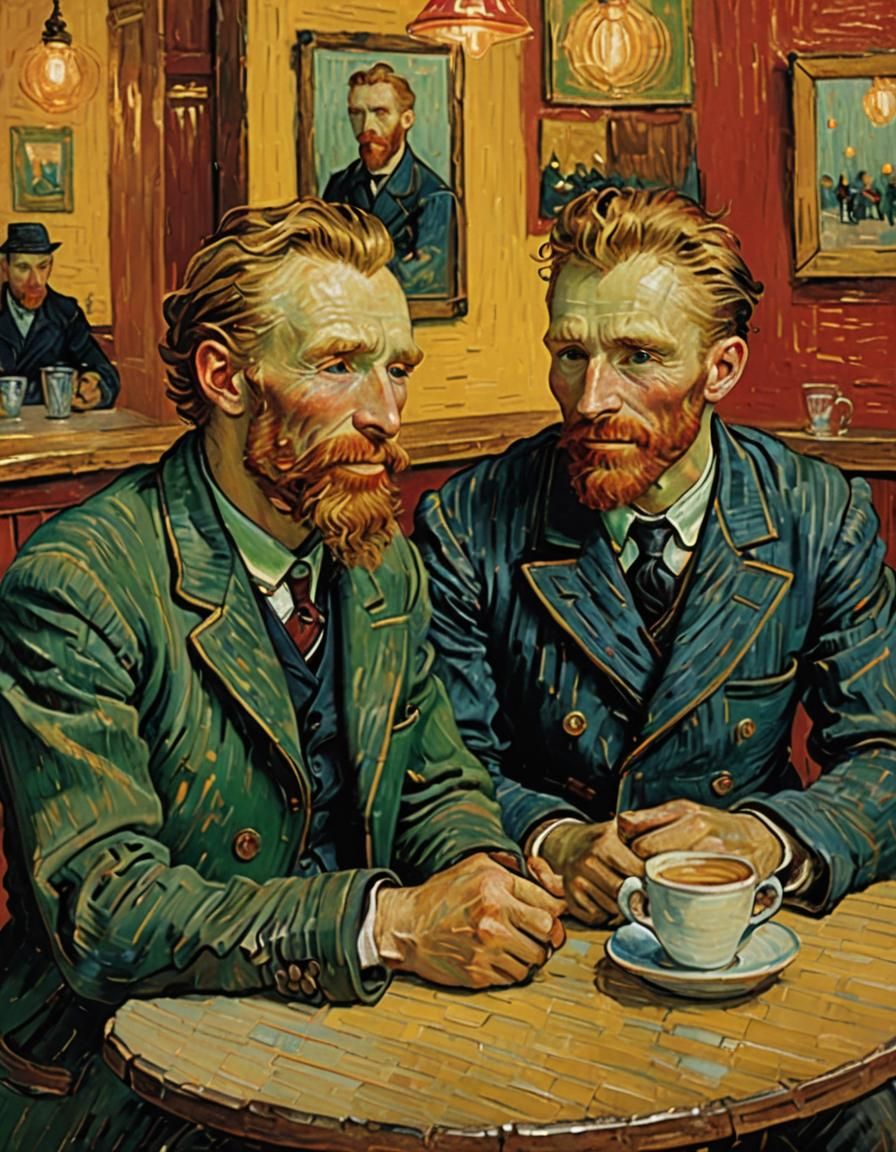The van Gogh brothers, Theo and Vincent.
