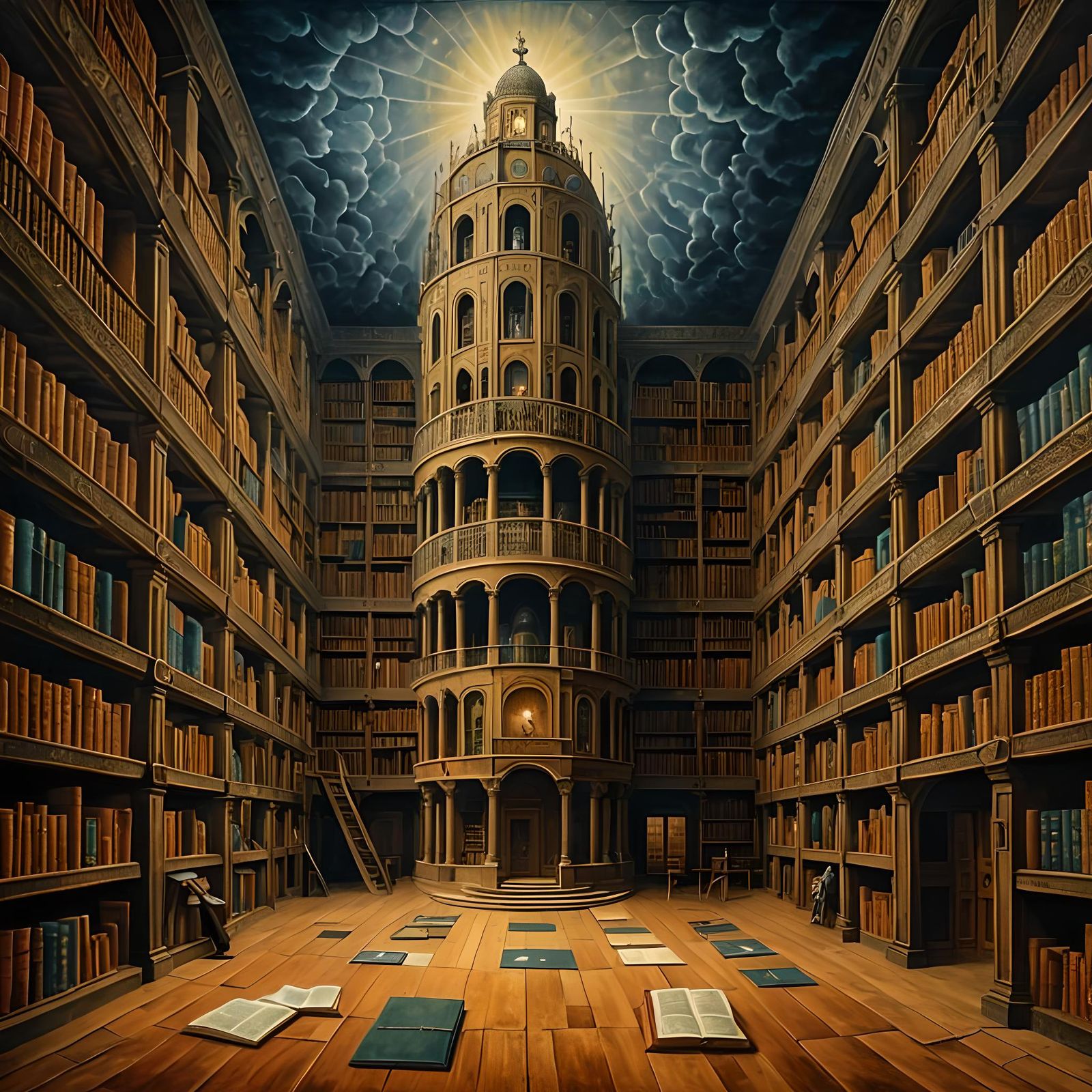 The Great Library (Remedios Varo)