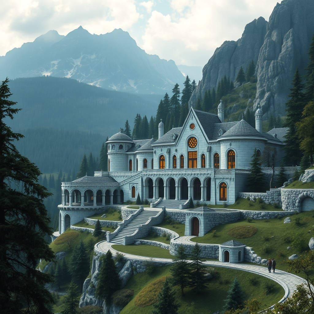 Majestic Ayleid Diplomatic Residence Overlooking the Great F...