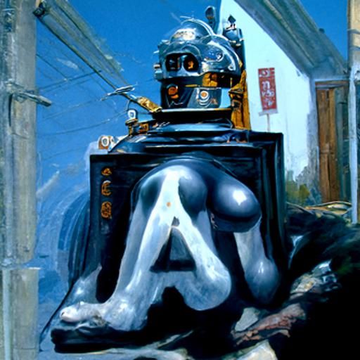 Luminous Oil Painting in James Gurney Style