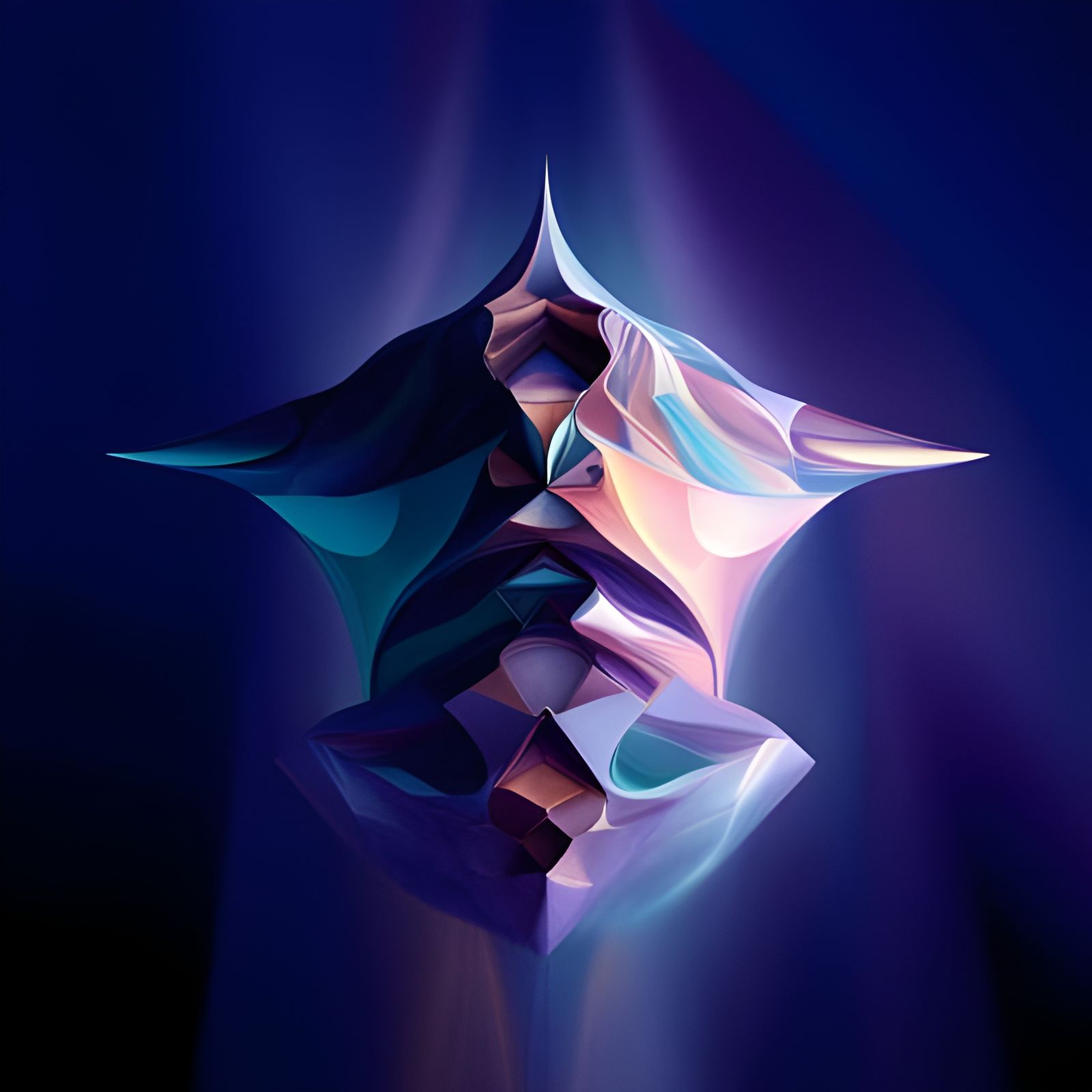 Abstract Concept Art Masterpiece in Gold and Copper