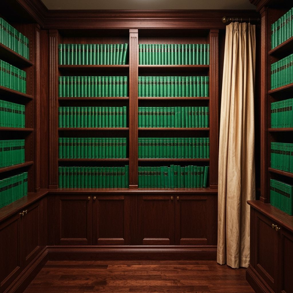 Step into a sanctuary of deep, rich hues - walls lined with ...